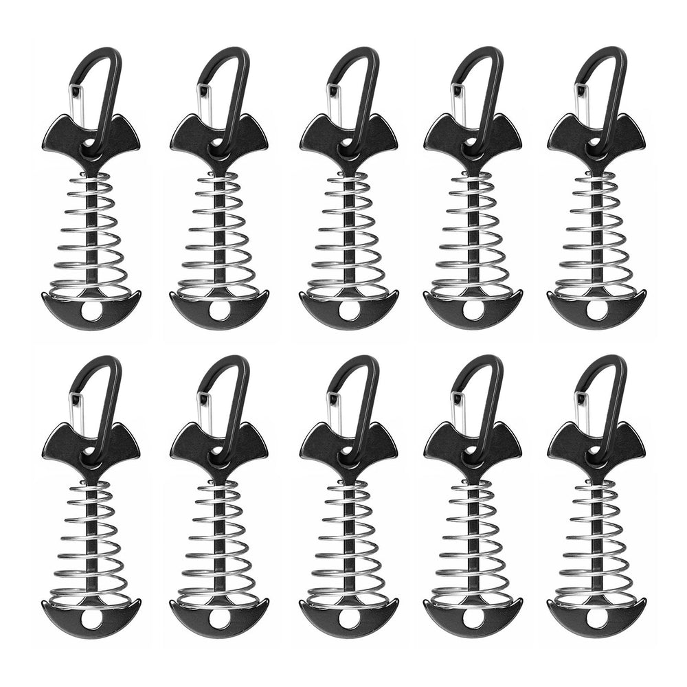 VPTMRP fishbone deck anchor pegs secure deck seams for quick, hole-free tent setup.