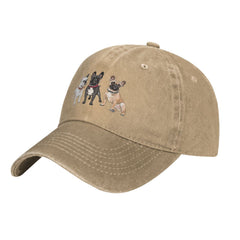 VunKo adjustable metal buckle cap demonstrates secure fit.