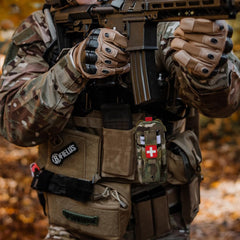 VVIITOP IFAK pouch with MOLLE attachment secures compact trauma supplies on backpacks