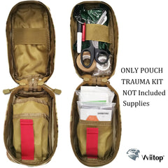 VVIITOP slim triage kit with pocket design easy to grab in emergencies