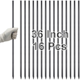 VVOKGO Rebar Stakes 36-inch ground stake for sturdy garden support and edging