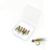 Vzuiwkfmr Mayfly Nymph set packaging shows a versatile trout lure collection.