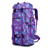 W WINTMING 70L hiking backpack main compartment keeps gear organized on the trail.