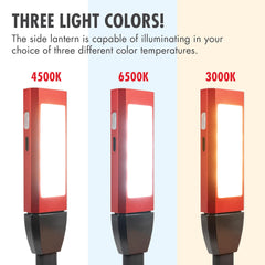 Wagan Flexxlite side lanterns show warm to daylight options for reading