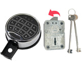 WAH YUE HING digital keypad lock main shot highlights sturdy build and left-handed swing bolt.