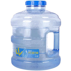 Wakauto 3 gallon water container with a carry handle for easy transport during camping.