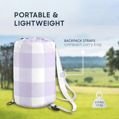 Wake In Cloud sleeping bag pack sack for easy backpacking and travel.