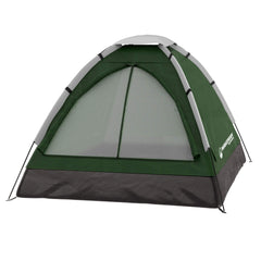 Wakeman 2-person tent with removable rain fly ready for sudden showers.