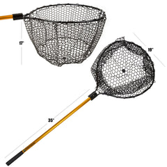 Wakeman collapsible net 56-inch retracted for compact transport