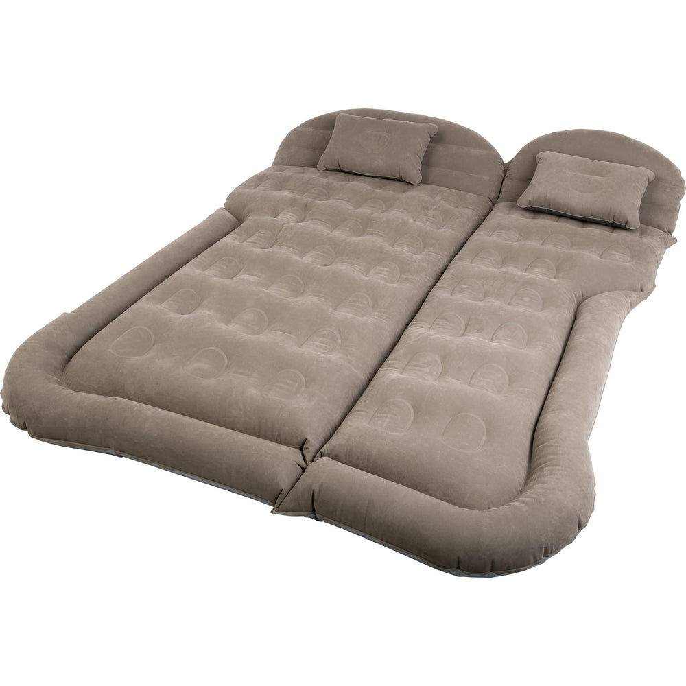 Wakeman Inflatable Mattress in SUV rear for comfortable road trips.