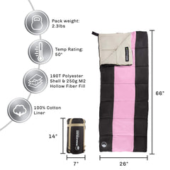 Wakeman Outdoors carrying bag with compression straps keeps the bag compact for hiking.