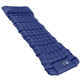 Wakeman Outdoors sleeping pad inflated for camping, comfortable top view for a restful night