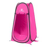 Wakeman Pop-Up Pod pink privacy tent set up outdoors for easy changing