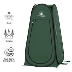 Wakeman portable shower tent setup for camping use