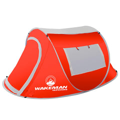 Wakeman Sunchaser 2-Person pop-up tent front view showing quick shelter