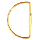 Walfront brass oval ring clip Semicircle shows compact keyholding for everyday use.