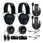Walker's Razor Slim electronic muff low-profile design for comfortable all-day wear