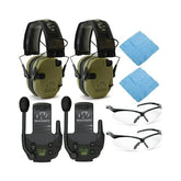 Walker’s Razor Slim electronic muffs OD green Patriot for compact hearing protection