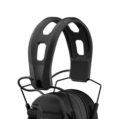 Walker's Recon Digital Muffs compact design emphasizes low-profile comfort during long shoots.