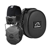 Walker's XCEL 500BT muff front view showing compact hearing protection for range