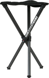 Walkstool Basic black seat at 20 inch height, ideal for portable outdoor seating