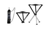 Walkstool Comfort 18-inch seat provides compact, stable outdoor seating.