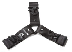 Walkstool reinforcement strap attaches securely to three points for stable setup on uneven ground.