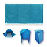 WallUp 6x12 outdoor privacy screen wall, wind-shielding barrier for outdoor spaces.