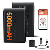 WAMOVAL 5V 5000mAh battery front view for portable warmth on heated gear