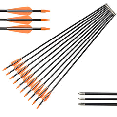 WangQin Archery 24in fiberglass arrow shaft for durable target practice