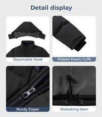 Wantdo winter coat insulation layer delivers warmth in cold conditions.