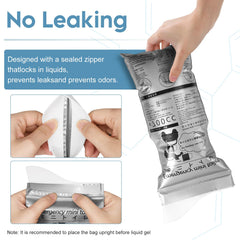 WAONIQ airtight seal reduces odor and leakage during transport