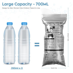 WAONIQ compact foldable travel pee bag designed for easy packing