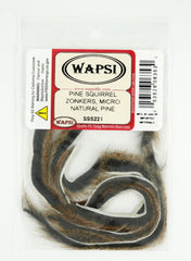 Wapsi Micro Pine Squirrel Zonkers Natural texture ideal for delicate fly tying.