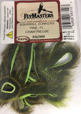 Wapsi Micro Pine Squirrel Zonkers pack for lifelike streamer bodies.