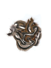 Wapsi Pine Squirrel Zonkers in claret for lifelike zonker bodies