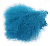 Wapsi Strung Marabou Peacock Blue feathers for versatile fly tying and vivid color.