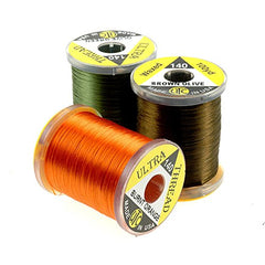 Wapsi UTC Ultra Thread spool in brown olive for durable, precise fly tying