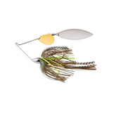 War Eagle Custom Lures nickel frame tandem willow spinnerbait with sexy mouse skirt for clear water bites
