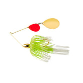 War Eagle Custom Lures War 1/2 Tc/Rk Gf-White Chart lure with bright chartreuse for murky water visibility