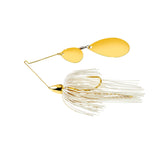 War Eagle WE12GIN01G lure on water with gold frame and Indiana blade for vibration