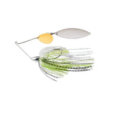 War Eagle nickel frame tandem willow spinnerbait 3/8 oz; ideal for clear-water presentations and enticing bites