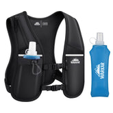 WARKAR running vest with 500ml bottle for hands-free hydration during runs.