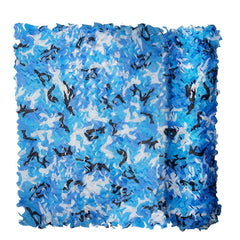 WarmHeartting blue camo netting for hunting blinds provides versatile camouflage and shade.