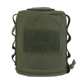 WarmHeartting gas canister large pouch closed view shows durable nylon for outdoor use.