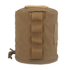 WarmHeartting gas canister large pouch front view with easy-access zipper feature