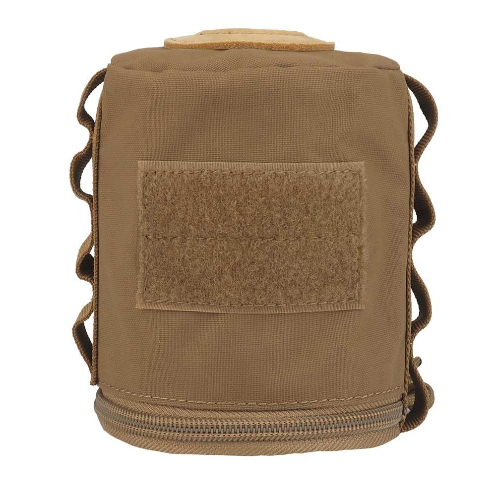 WarmHeartting gas canister large pouch side view showing durable nylon protection for outdoor use