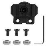 WarmHeartting tactical helmet light mount on a rail assembly for secure field use