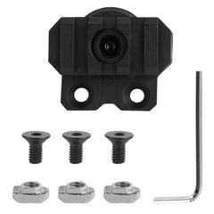 WarmHeartting tactical helmet light mount on a rail assembly for secure field use