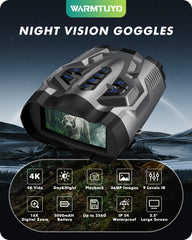 WARMTUYO Night Vision Goggles side profile for low-light hunting prep.